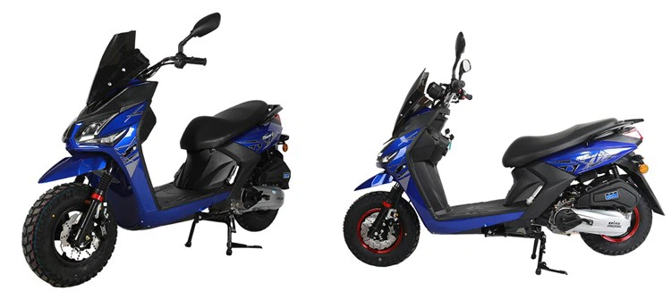 Blue 72V 1200W Electric Motorcycle