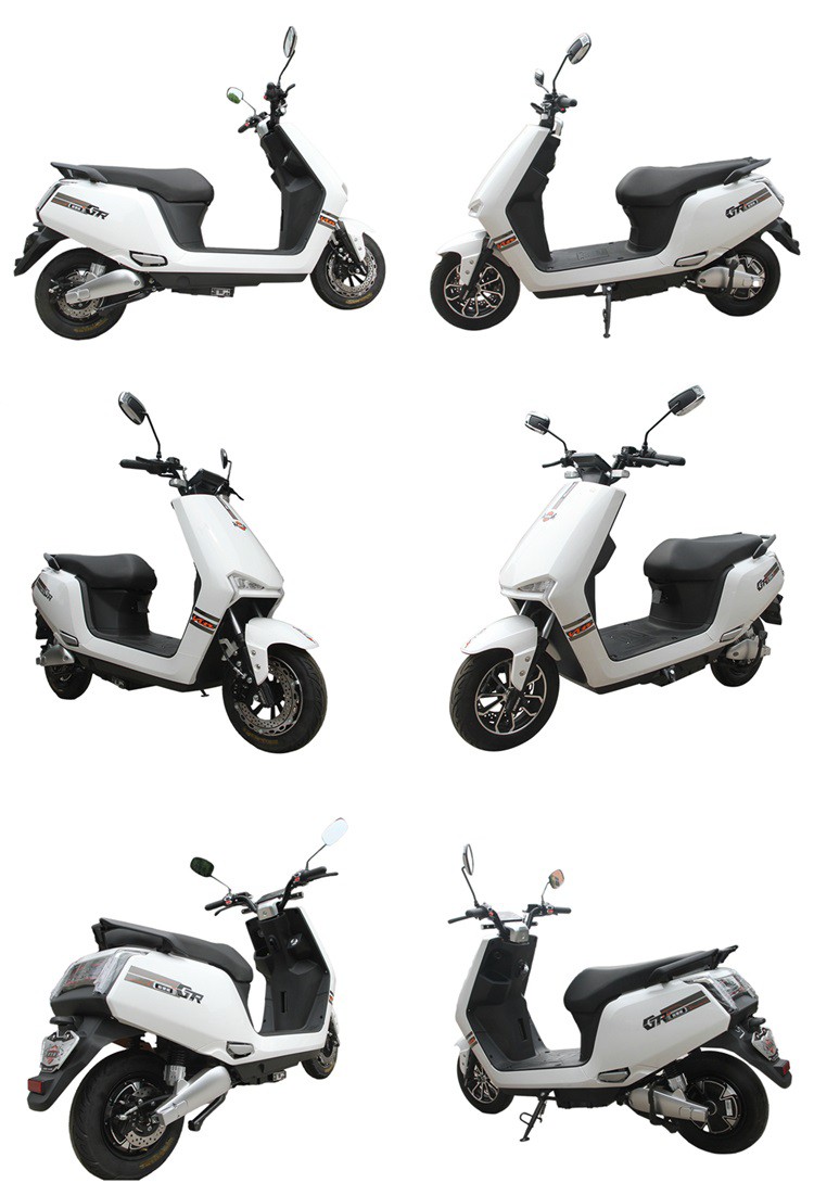 White Electric Scooter Moped XL-EM17