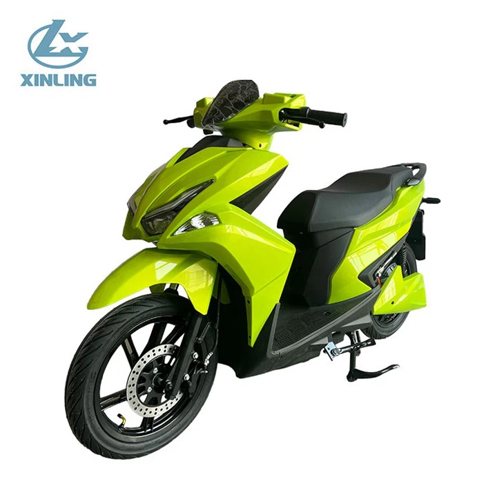 72V 2000W Electric Motorcycle-Green